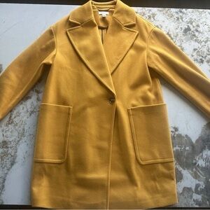 Topshop Mustard Yellow Trench Coat